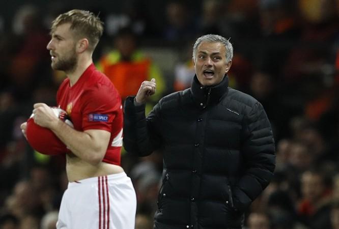 Luke Shaw and Jose Mourinho. Luke Shaw, Danny Rose, Manchester United transfer news, Tottenham transfer news, Jose Mourinho, Mauricio Pochettino