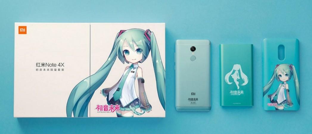 Xiaomi launches special Hatsune Miku inspired Redmi Note 4X edition ahead of Valentine's Day; Xiaomi,Hatsune Miku , Redmi Note 4x, China, launch, price, release, where to buy