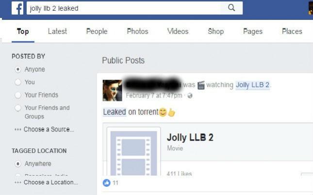 Jolly LLB 2 leaked