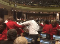 Mass brawl breaks out in South African Parliament