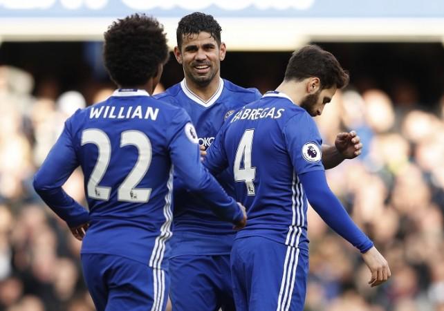 Chelsea, Willian, Diego Costa, Cesc Fabregas, EPL