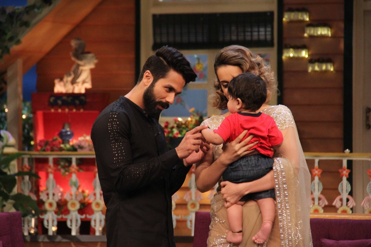Kangana Ranaut, Shahid Kapoor on The Kapil Sharma Show Kangana Ranaut, Shahid Kapoor, Rangoon, The Kapil Sharma Show