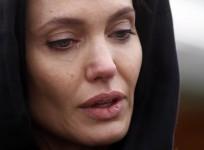 Angelina Jolie, crying, woman,