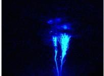 Rare blue jet lightning captured in amazing detail