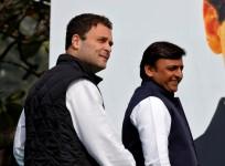 Congress Vice-President Rahul Gandhi and Samajwadi Party (SP) president and Uttar Pradesh Chief Minister Akhilesh Yadav