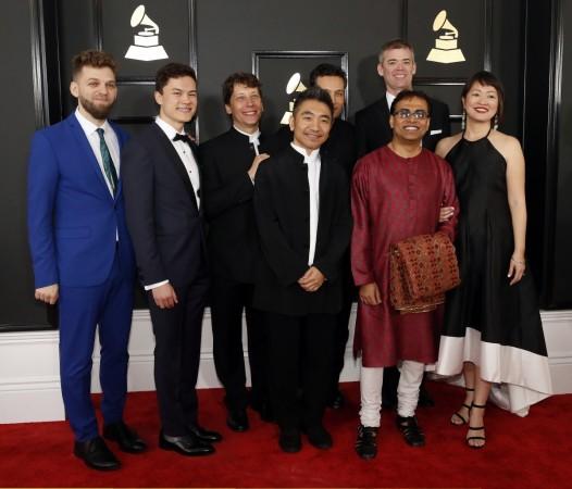 Members of the Silk Road Ensemble at the 59th Annual Grammy Awards Sandeep Das