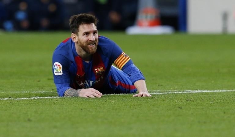 Impressed, is he? lionel messi, barcelona