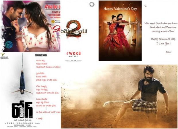 Baahubali Valentine's Day card, Puri Jagannadh, Rogue, Nara Rohit, Kathalo Rajakumari,Winner