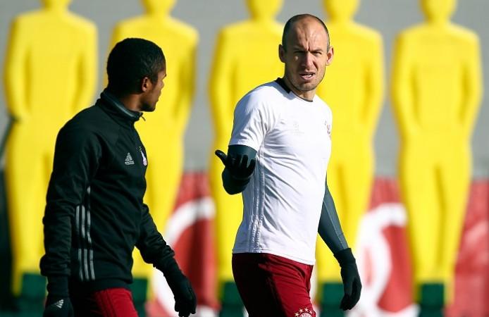 Douglas Costa and Arjen Robben will be the danger men when Bayern Munich host Arsenal in the UEFA Champions League Douglas Costa, Arjen Robben, Bayern Munich, Arsenal, Champions League