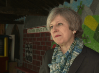 Theresa May dodges questions on hospital cuts four times