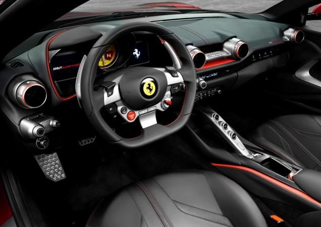 Ferrari 812 Superfast's interior Ferrari 812 Superfast