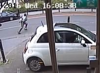 CCTV footage shows London daylight shooting