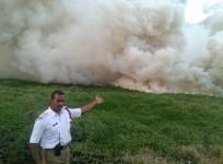 Bellandur lake on fire