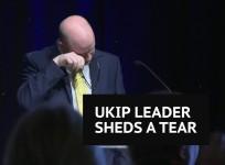 I will not allow them to break Ukip: Paul Nuttall gets emotional during party conference speech