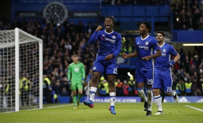 Michy Batshuayi, Chelsea, FA Cup, fifth round, Wolves