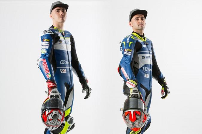 Loris Baz (L), Hector Barbera (R) Reale Esponsorama Racing