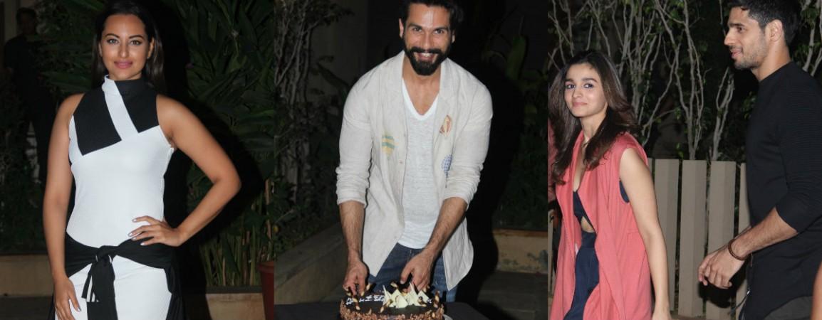 Sonakshi Sinha, Alia Bhatt, Sidharth Malhotra at Shahid Kapoor's pre-birthday bash shahid kapoor, birthday