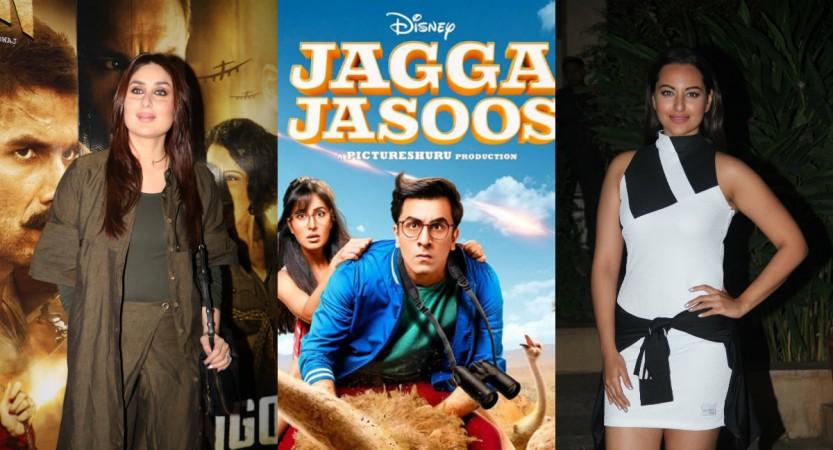 Kareena Kapoor Khan, Jagga Jasoos poster, Sonakshi Sinha Kareena Kapoor Khan, Rangoon