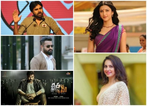 Pawan Kalyan, Chiranjeevi, Junior NTR, Shruti Haasan, Rakul Preet Singh
