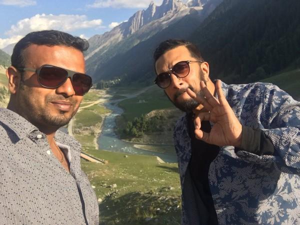 Umapathy Gowda with Sudeep