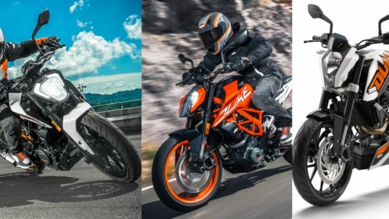 2017 KTM Duke models 2017 KTM Duke