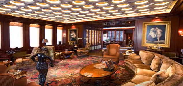 Interiors of Azzam superyacht Azzam superyacht