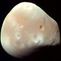 Color image of Mars' moon Deimos (MRO, 21 February 2009) Mars,moon, Deimos , nasa,