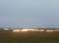Crash landing at Schiphol airport