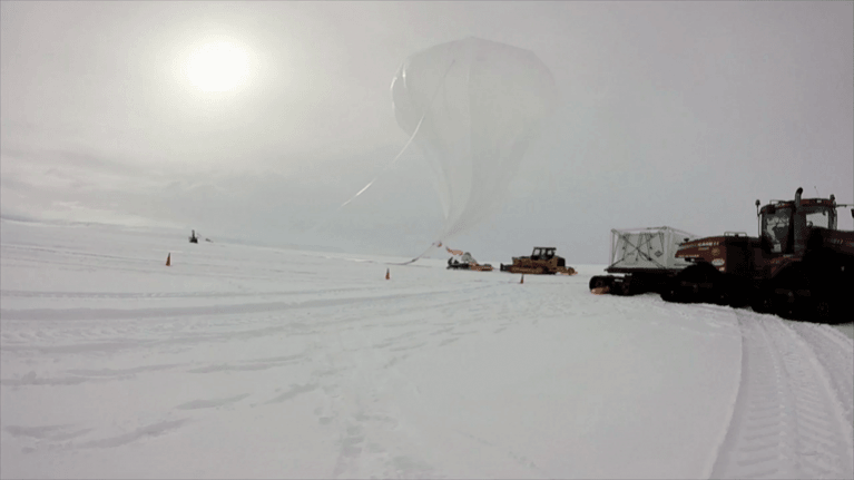 Nasa finally retrieves its balloon from Antarctica after a year of blizzards