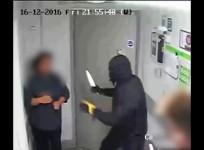 Shocking CCTV footage shows armed robbery in Brighton