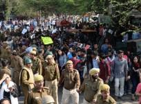 ramjas college, abvp tiranga march, gurmehar kaur