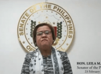 Philippine Senator Leila de Lima calls government ‘power hungry, morally bankrupt and abusive’