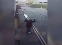 Heartwarming footage of homeless man celebrating permanent job offer and first pay cheque