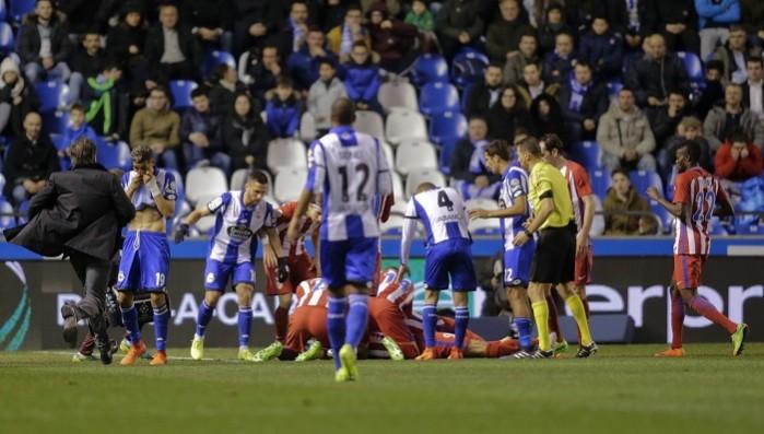 Fernando Torres, head injury, Torres knocked out, Atletico Madrid, La Liga