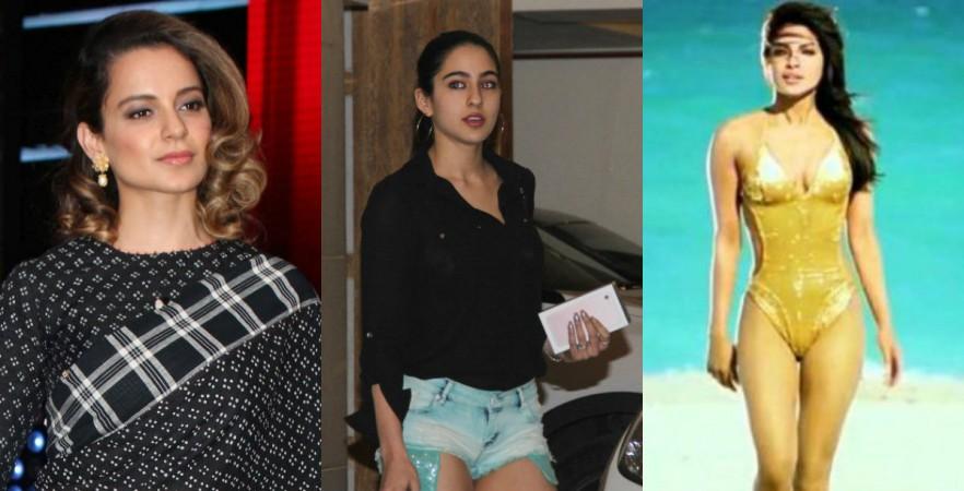 (from left) Kangana Ranaut, Sara Ali Khan and Priyanka Chopra. Kangana Ranaut, Sara Ali Khan, Priyanka Chopra