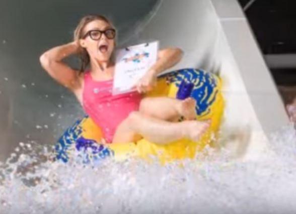 Water slide tester Water slide tester