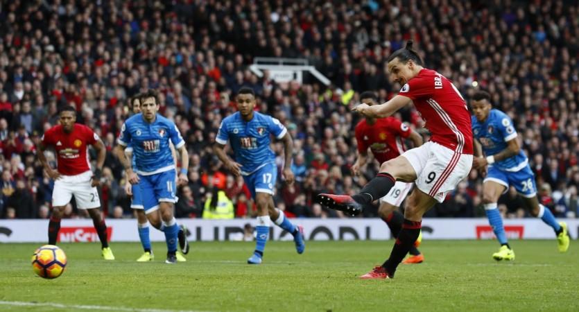 The MISSED PENALTY from Zlatan zlatan ibrahimovic, manchester united