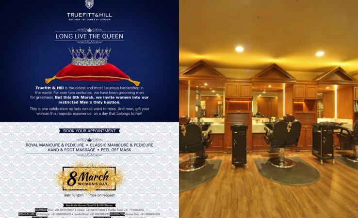 Truefitt and Hill offer on Women's Day Truefitt and hill, women's day