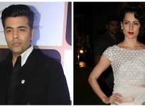 Karan Johar and Kangana Ranaut
