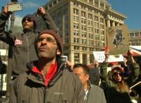 Protesters call for Jeff Sessions to resign for lying under oath about contacting Russia