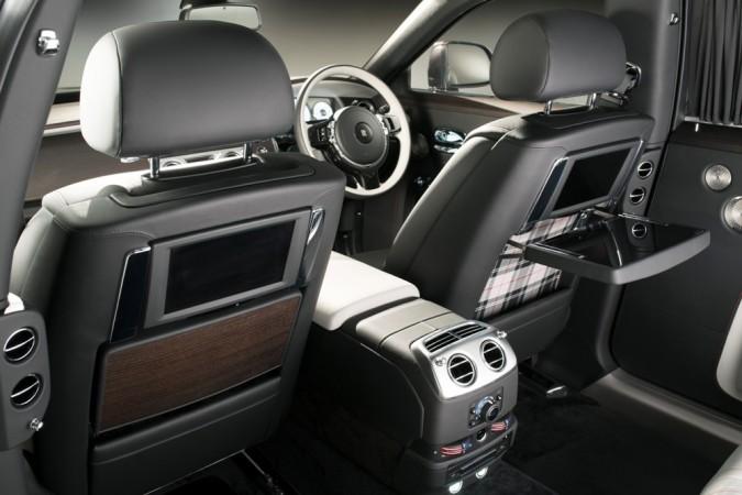 Interior of the Rolls-Royce Ghost Elegance. Rolls-Royce Ghost Elegance