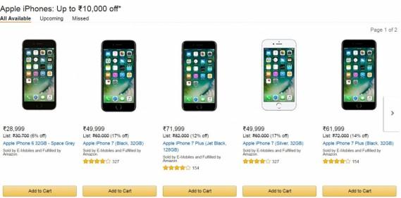 Apple Iphone 7 Deal Alert Amazon India Offers More Than Rs 000 Cash Discount On Select Models Ibtimes India