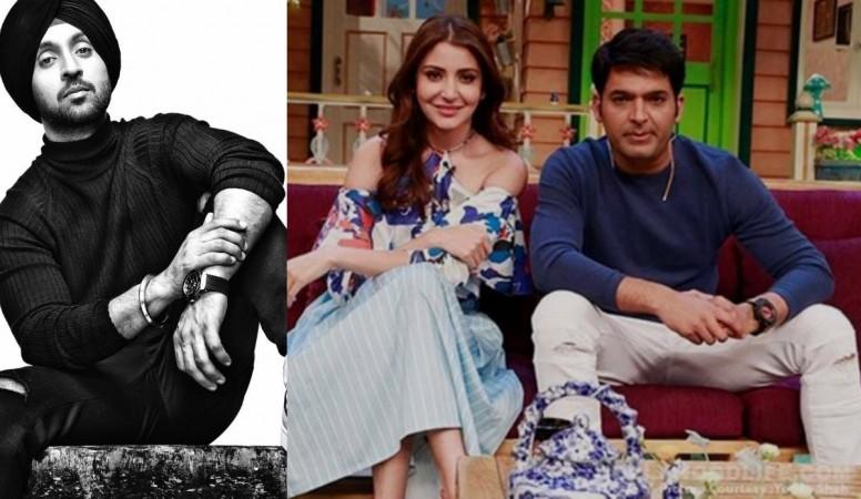 Diljit Dosanjh, Anushka Sharma, Kapil Sharma Diljit Dosanjh, Anushka Sharma, Kapil Sharma