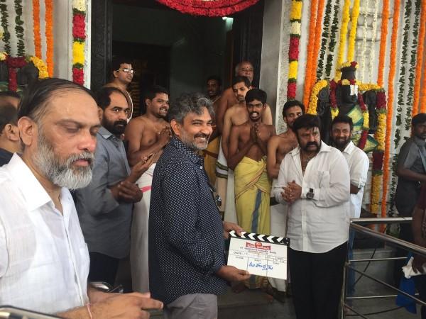 SS Rajamouli at Nandamuri Balakrishna's 101st movie launch SS Rajamouli at Nandamuri Balakrishna's 101st movie launch