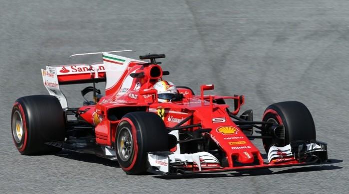 Sebastian Vettel during a testing session. Lewis Hamilton, Sebastian Vettel, Valtteri Bottas, Kimi Raikkonen, Formula One news, 2017 Formula One season
