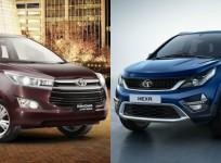 Toyota Innova Crysta, Tata Hexa
