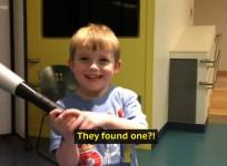 Watch moment a five-year-old boy discovers he is getting a new heart