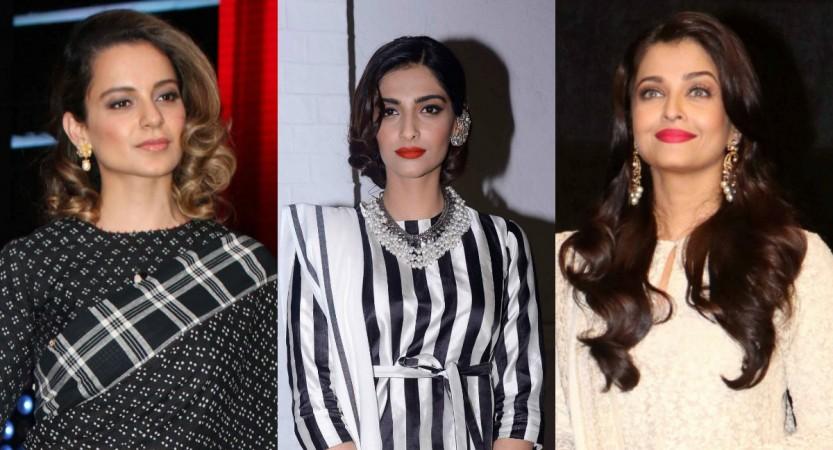 Kangana Ranaut, Sonam Kapoor, Aishwarya Rai Bachchan Kangana Ranaut, Sonam Kapoor, Aishwarya Rai Bachchan