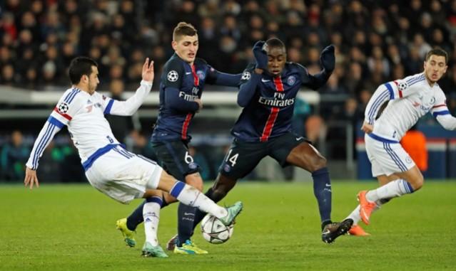 PSG's Blaise Matuidi and Marco Verratti psg