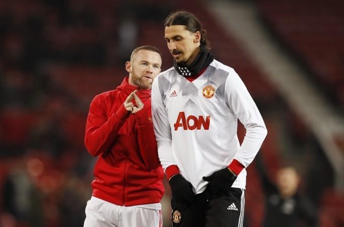 Wayne Rooney and Zlatan Ibrahimovic Wayne Rooney, Zlatan Ibrahimovic, Manchester United, Chelsea, FA Cup